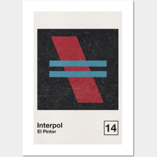 El Pintor / Minimalist Style Graphic Poster Design Posters and Art